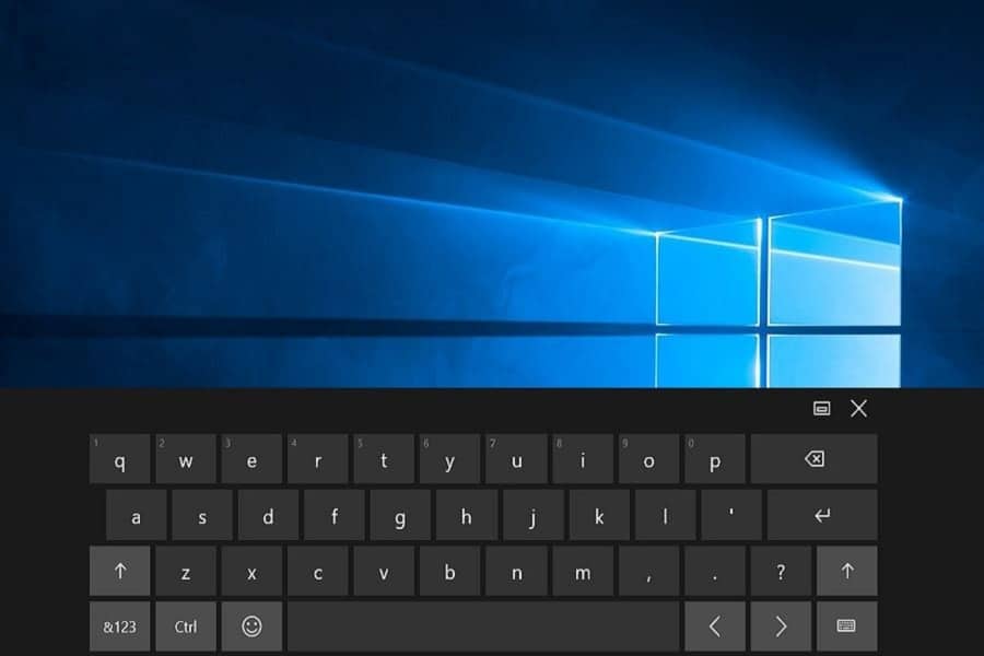 cara menampilkan On-Screen Keyboard pada Windows 10