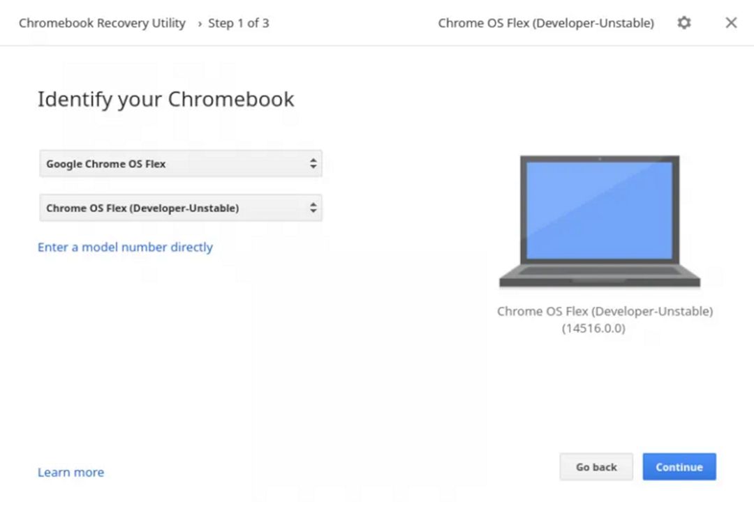Elegir Chrome OS Flex