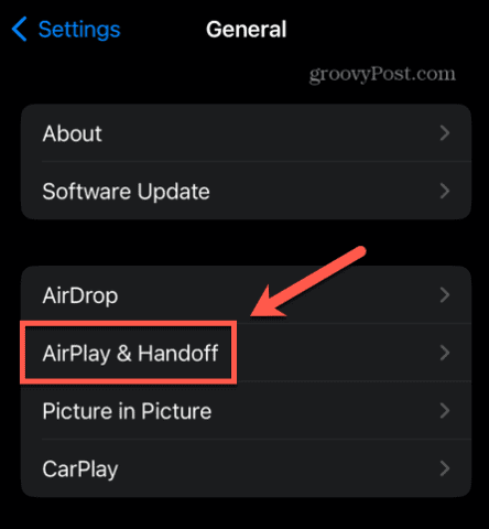 configuración de airplay y transferencia de iphone