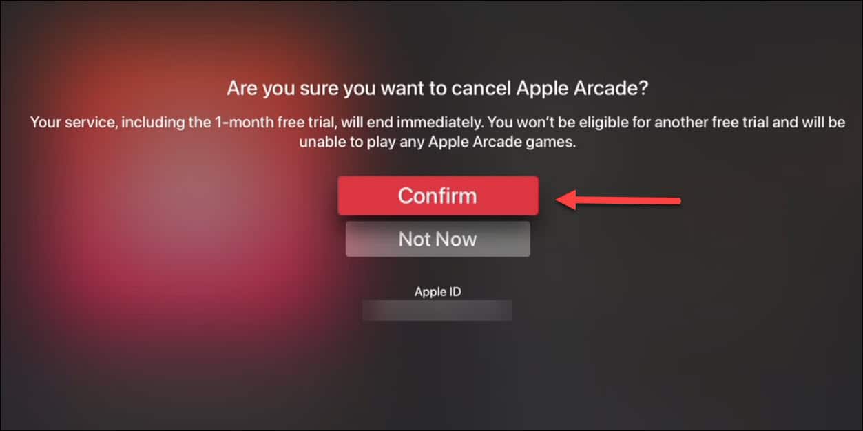 Cómo cancelar Apple Arcade