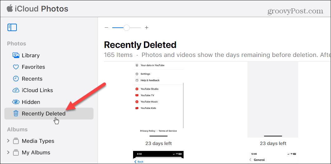 Cómo eliminar fotos de iCloud