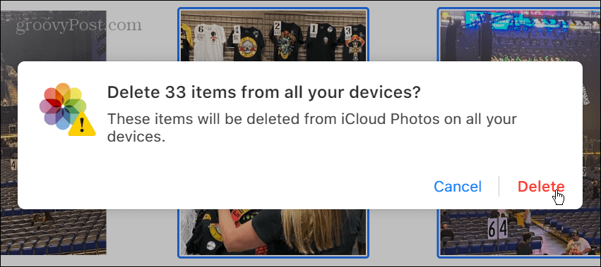 Cómo eliminar fotos de iCloud