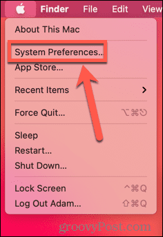 preferencias del sistema mac