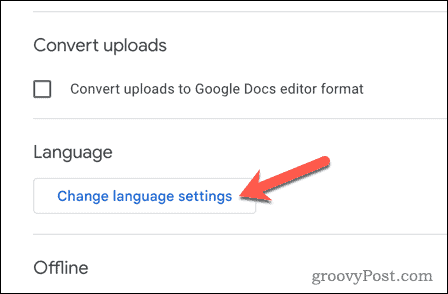 Cambiar la configuración de idioma en Google Drive