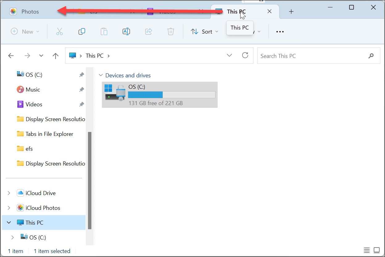 Cómo usar pestañas en el Explorador de archivos de Windows 11