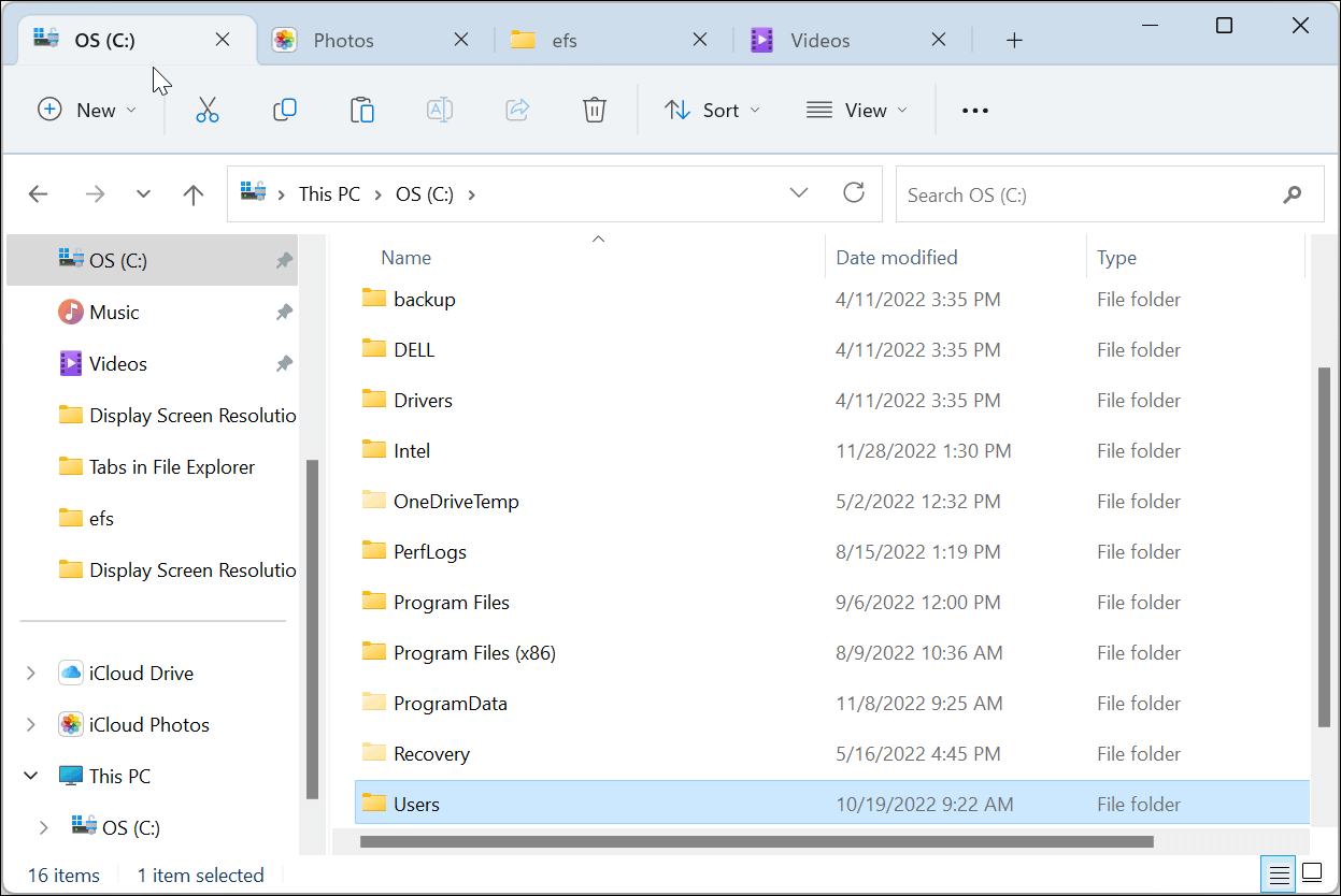 Usar pestañas en el Explorador de archivos de Windows 11