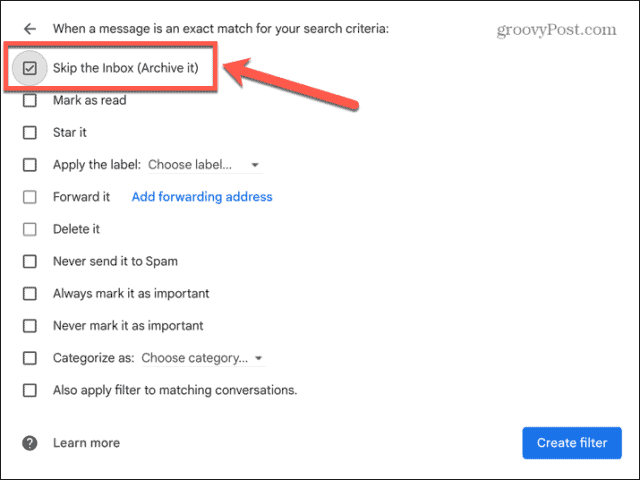 Saltar bandeja de entrada de Gmail