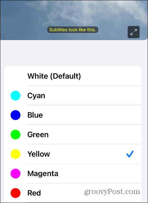 Cómo cambiar el color del texto en iPhone