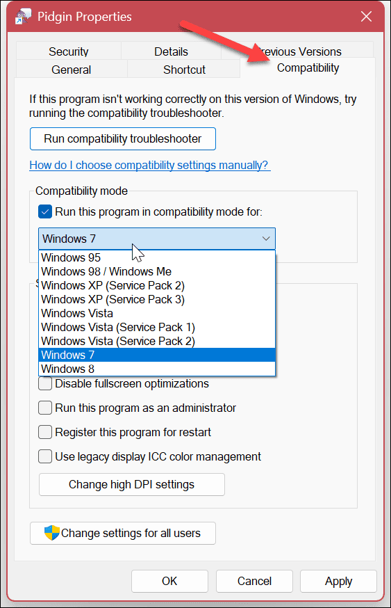 Cómo ejecutar aplicaciones antiguas en Windows 11