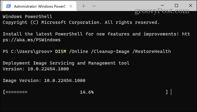 Escanear DISM Windows 11