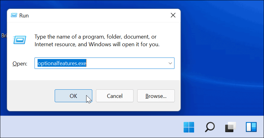 Características opcionales de Windows 11