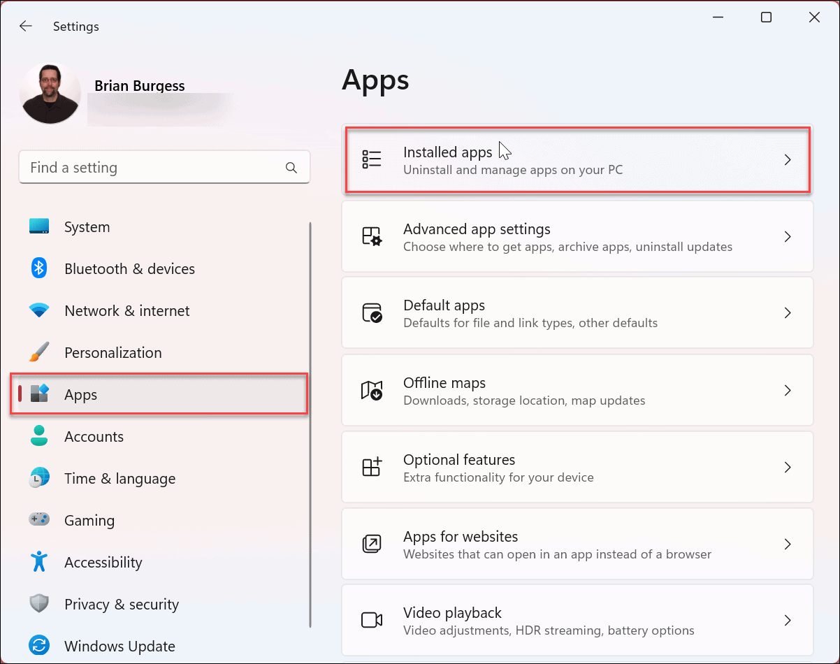 Deshabilitar aplicaciones en segundo plano en Windows 11