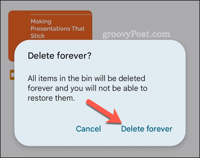 Eliminar archivos de Google Drive para siempre
