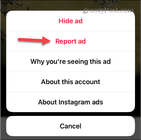 Deshabilitar anuncios dirigidos en Instagram