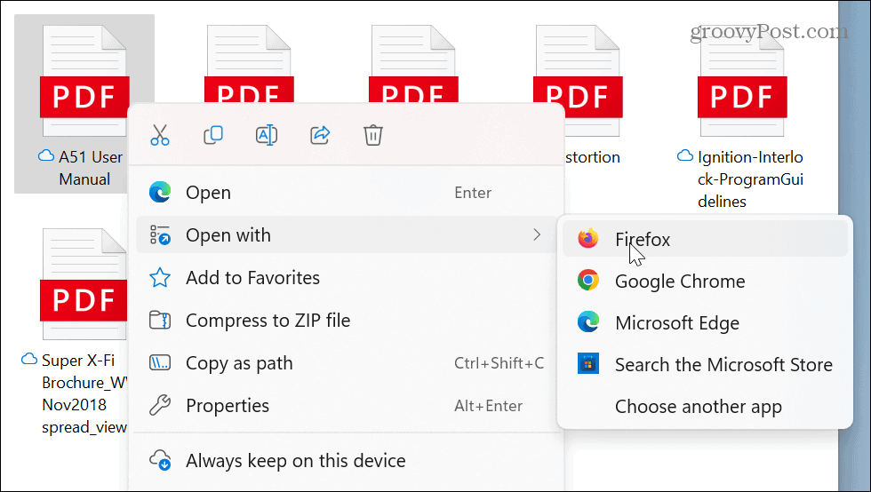 Cómo cambiar el visor de PDF predeterminado en Windows 11