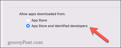 Permitir descargas de aplicaciones en una Mac