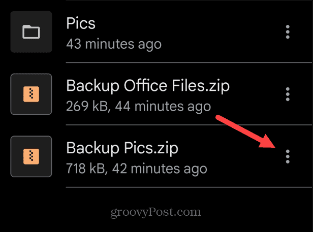 Cómo usar archivos zip en Android