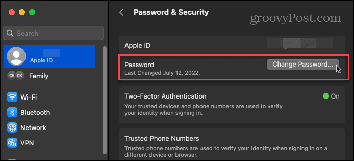 Cómo cambiar la contraseña de tu ID de Apple
