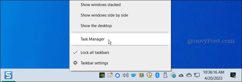 Cómo hacer que el Administrador de tareas esté siempre al tanto de Windows