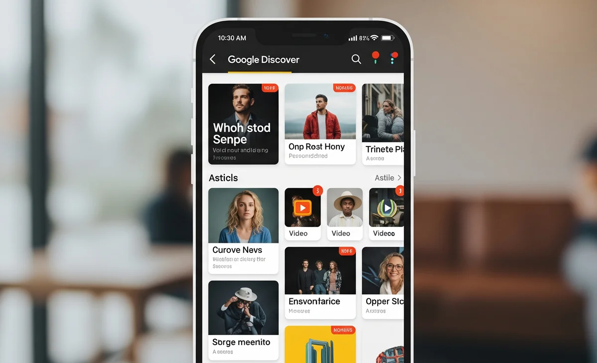 Factores adicionales que influyen en la visibilidad en Discover